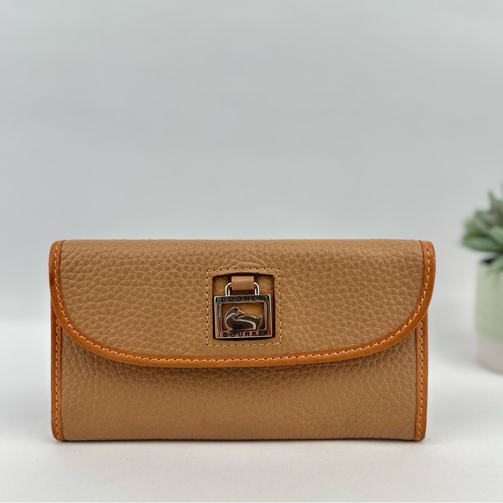 Dooney & Bourke Leather Wallet Sand Color